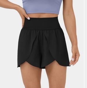 Halara breezeful high waisted split shorts small